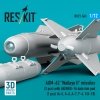 RESKIT RS72-0563 AGM-62 Walleye II missiles (2 pcs) with AN/AWG-16 data link pod (1 pcs) (A-4, A-6, A-7, F-4, F/A-18) (3D Printed) (1/72)